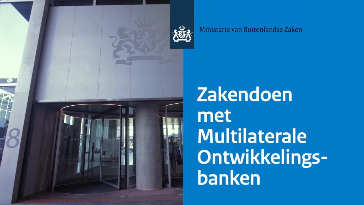 Zakendoen met Multilaterale Ontwikkelingsbanken