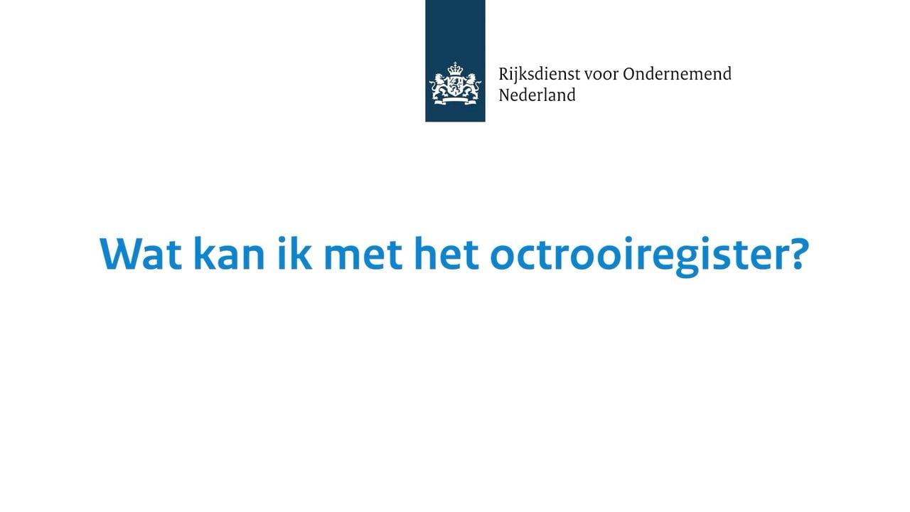 Wat kan ik met het octrooiregister?
