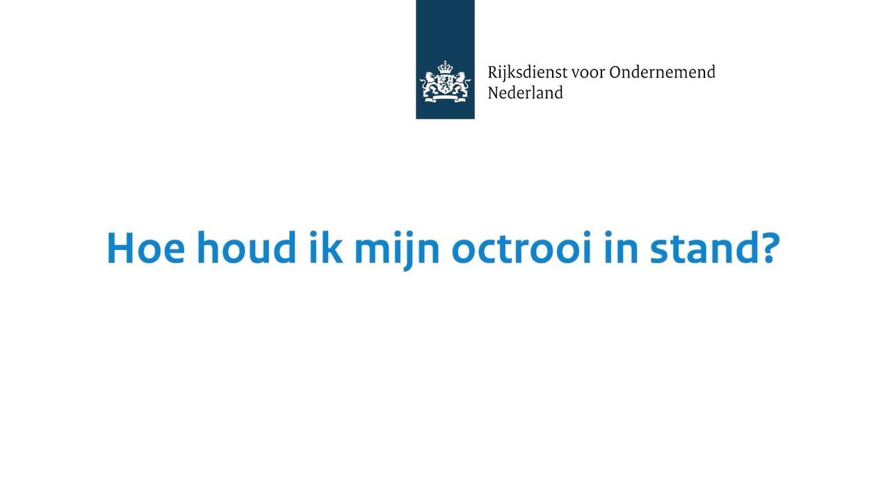Hoe houd ik mijn octrooi in stand?