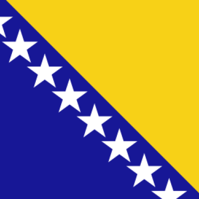 vlag Bosnië en Herzegovina